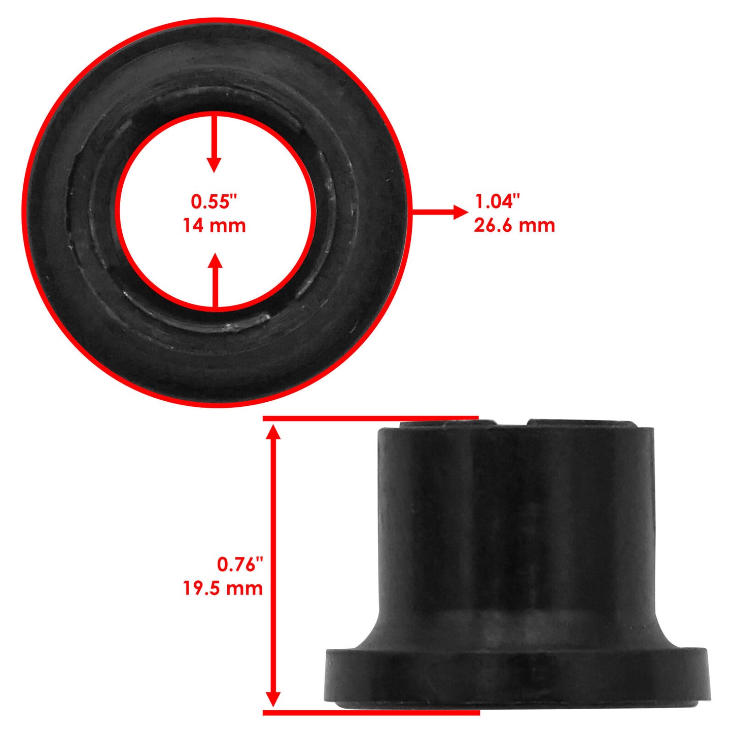 Front A Arm Bushing For Can-Am Spyder GS 990 Roadster 08-09 / RS RT ST 10-13