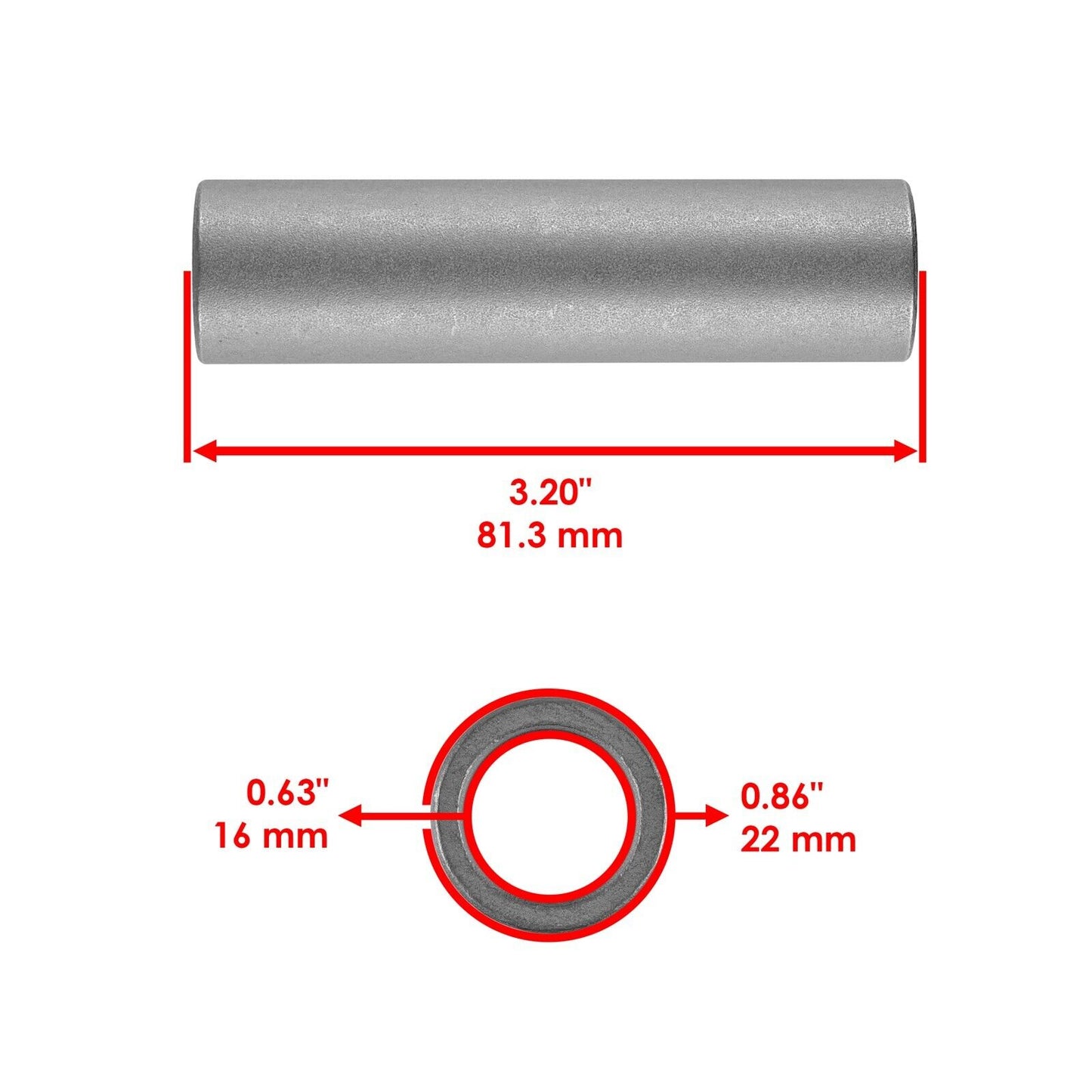 Swingarm Needle Bearing & Collar Bushing for Yamaha YFZ450 2004 2005 2006-2013