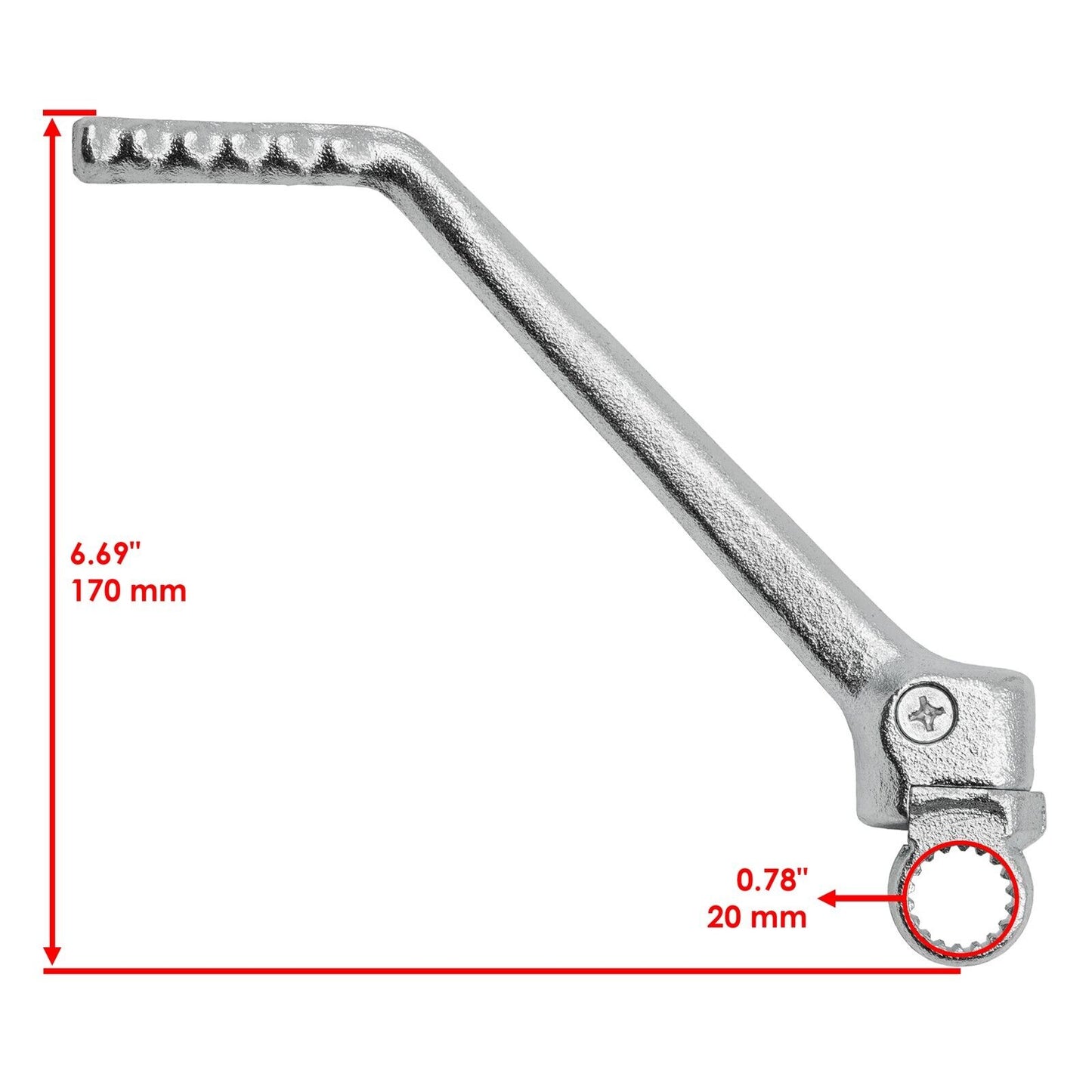 Caltric Kick Start Lever Arm for Honda CRF150R 2007-2023