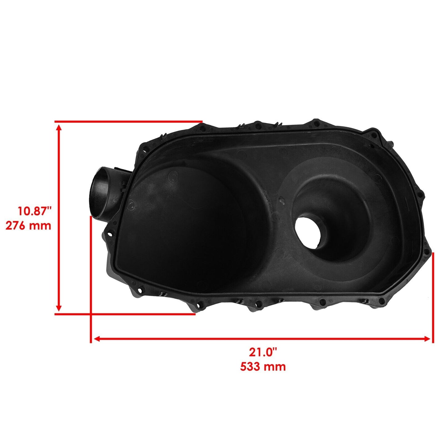 Drive Belt Clutch Cover w/ Protector For Can Am Maverick 1000R 2016-2018