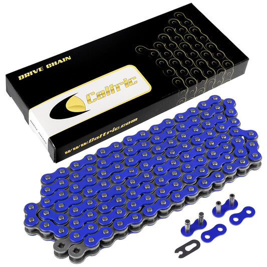 Blue Drive Chain for Dirt ATV Quad 520-Pitch 120-Links Non O-Ring 2 master links