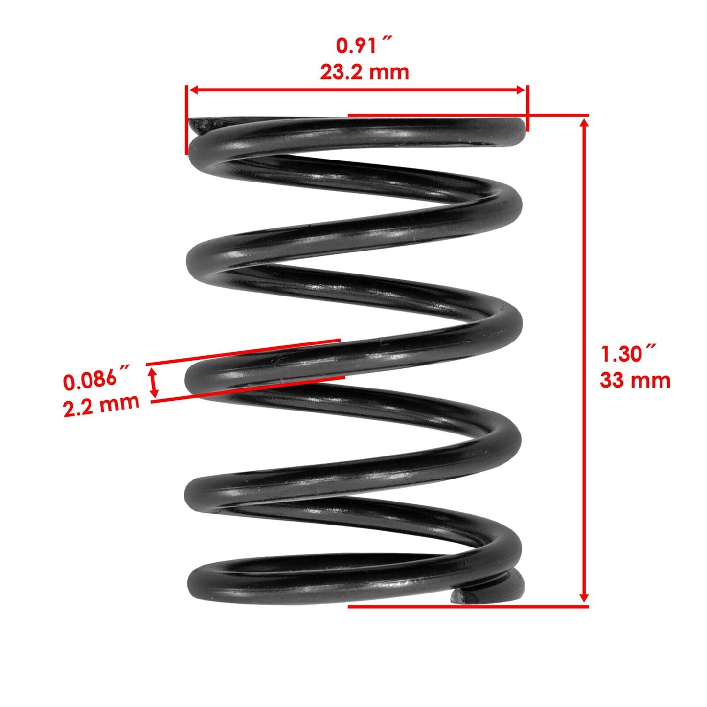 Intake or Exhaust Valve Spring for Kawasaki Mule 2500 2510 2520 2007