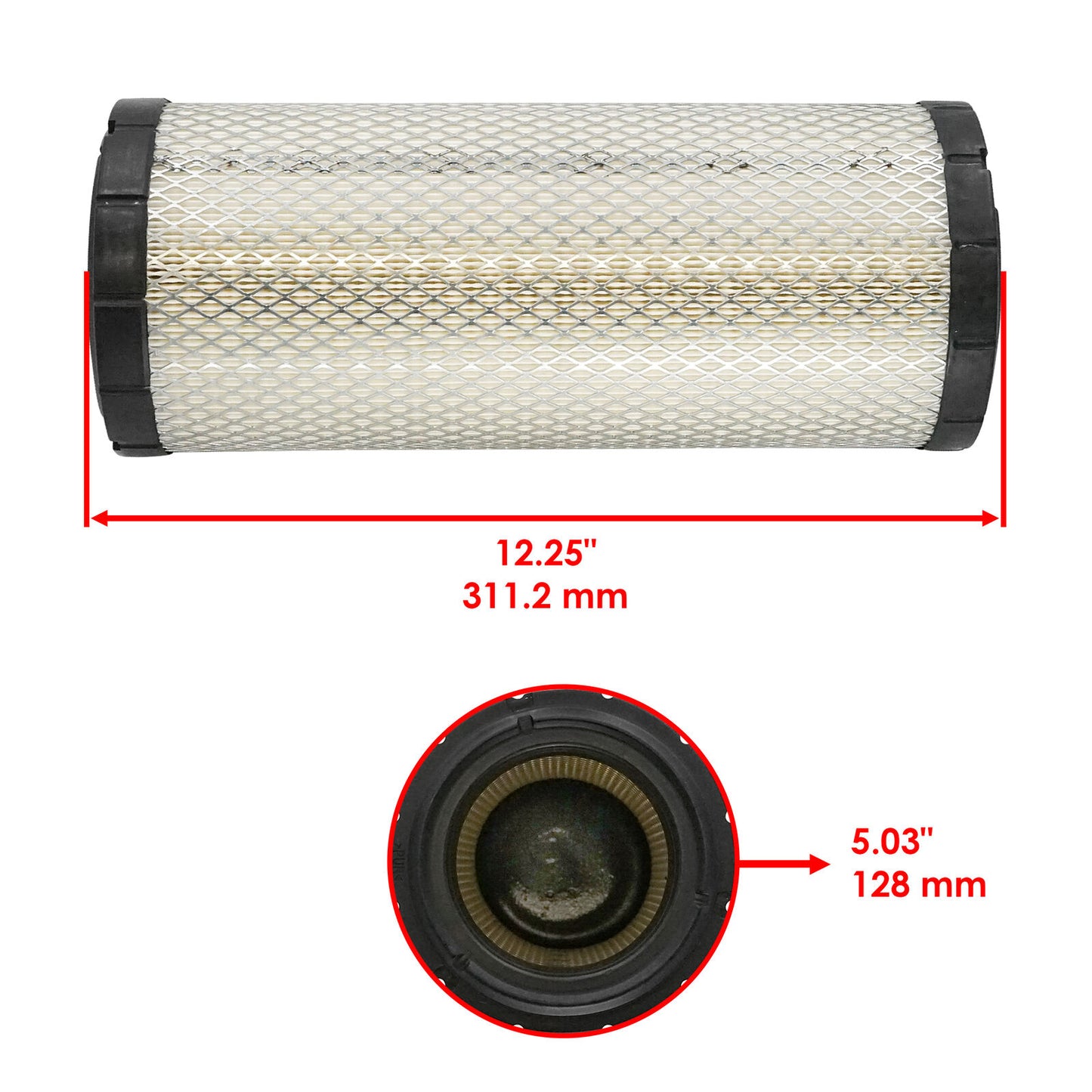 Air Filter For John Deere 8000 8000A 80C 8400 8500 8700 8700A 8800 8800A 8900A