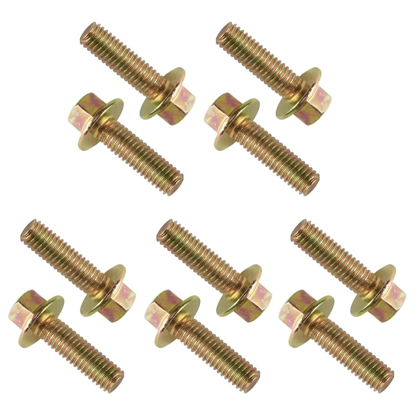 10x Flanged Head Clutch Bolt M6x20 for Polaris Ranger 570 4x4 2018 2020-2022