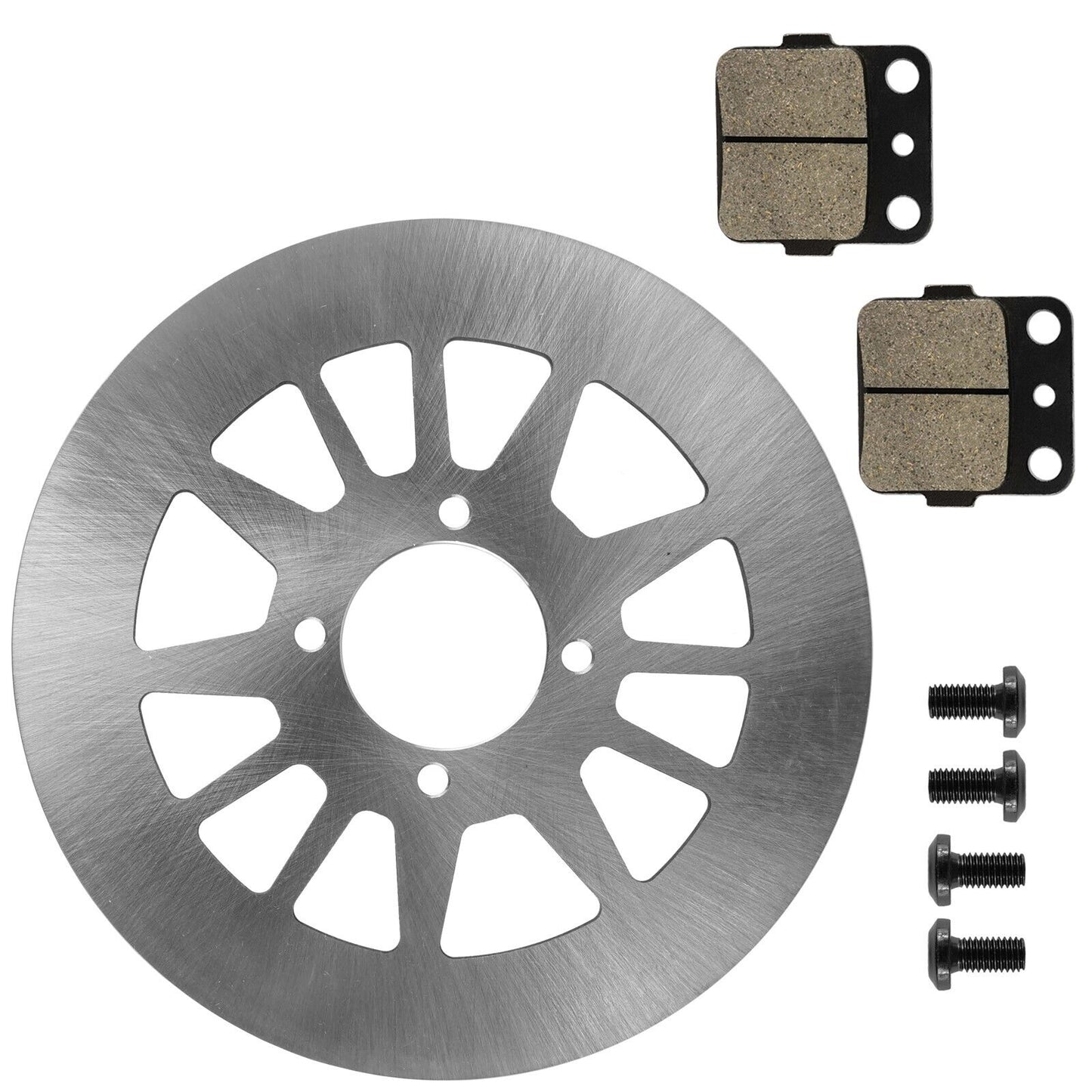 Rear Right Brake Disc with Brake Pads & Bolts for Yamaha Warrior 350 1990-2004