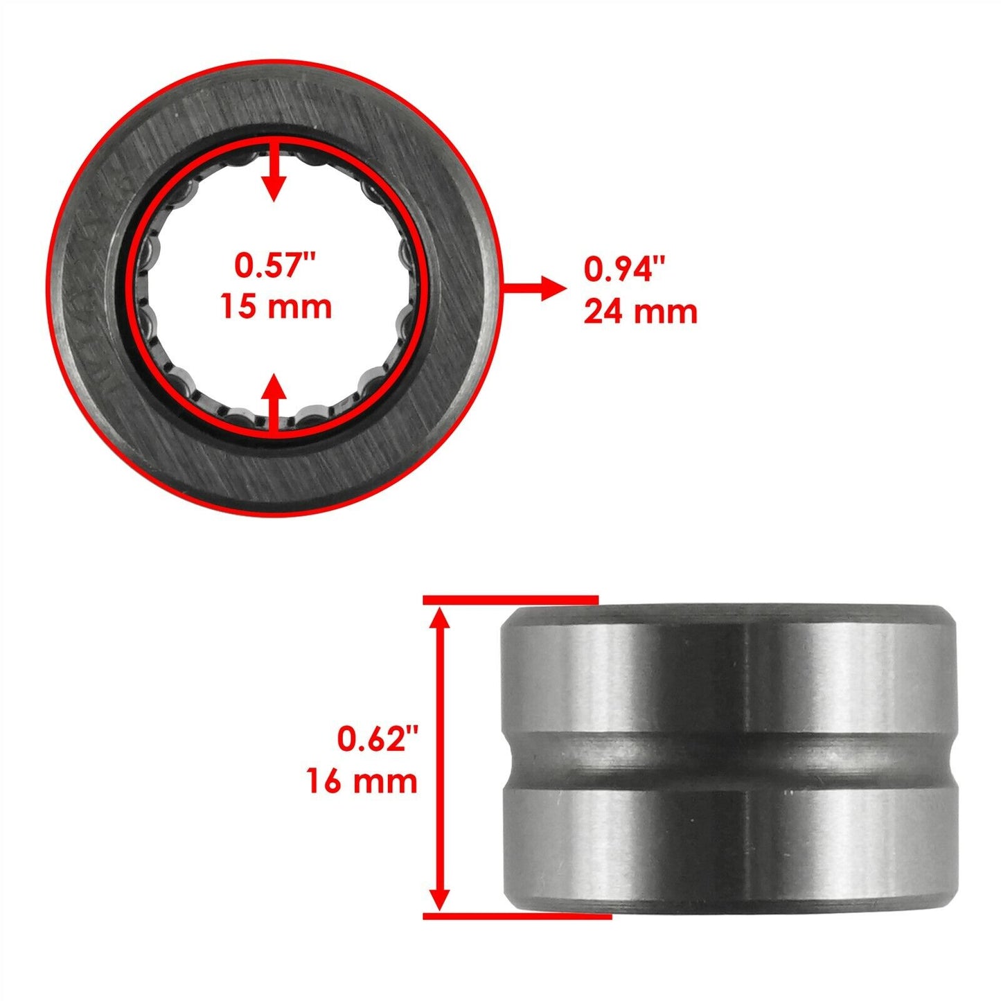 For Honda Sportrax 250 TRX250EX 2001-2008 Rear Differential Pinion Gear Bearing