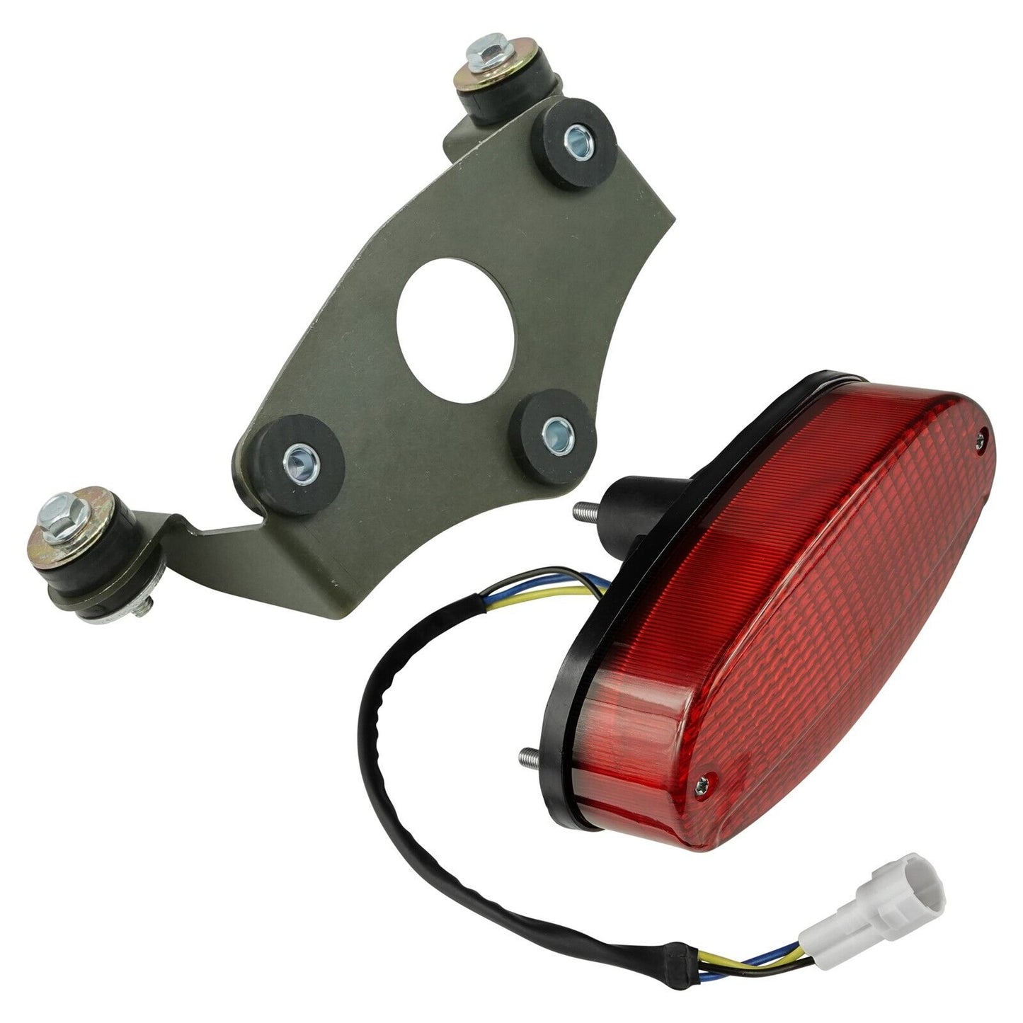 Rear Brake Taillight w/Bracket Assembly For Yamaha Raptor 660R YFM660R 2002-2005