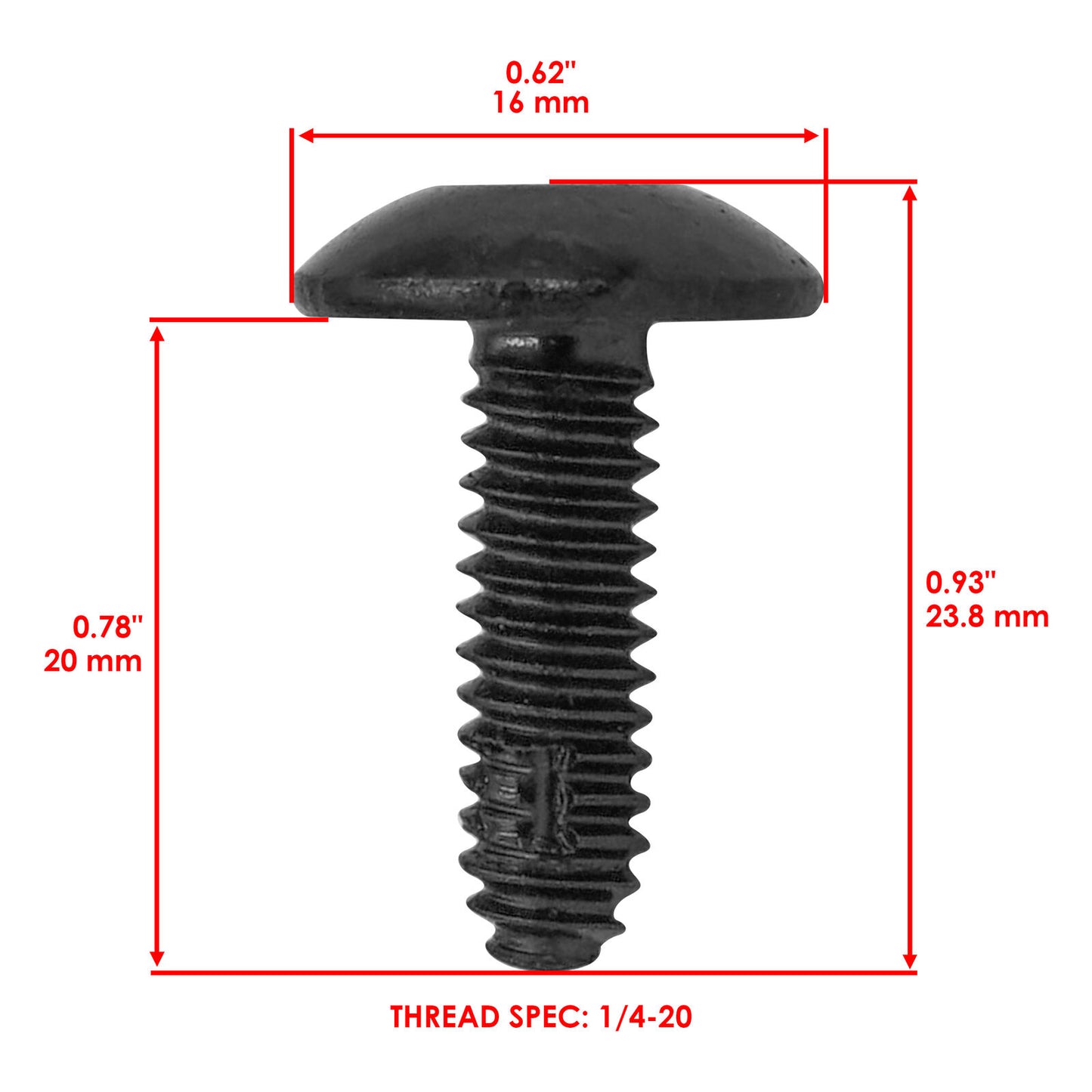 7518280 Body Torx Screw Bolt For Polaris Ranger 400 10-14/ 800 09-14/ 900 11-14