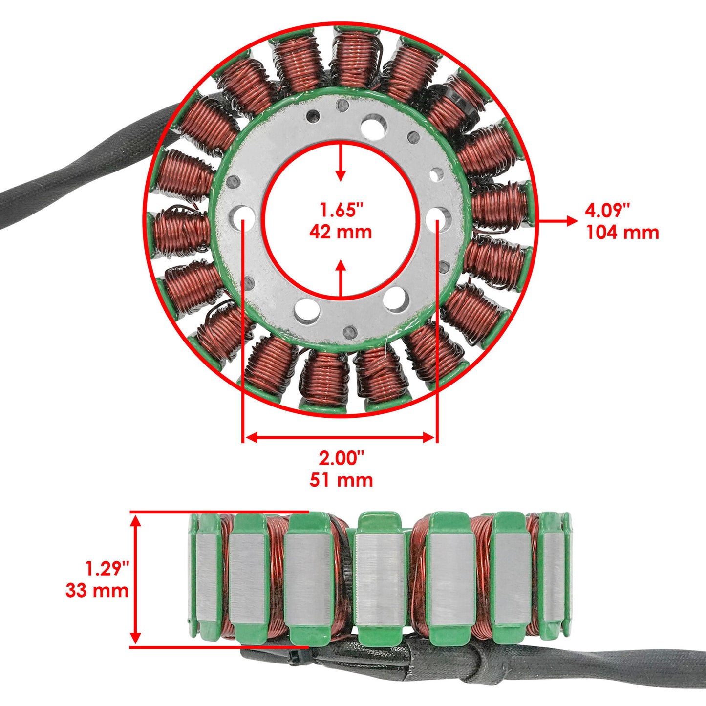 Stator For Sea-Doo Speedster Wake 4-Tec 2006-2009 / Utopia 205 2006-2009 Magneto