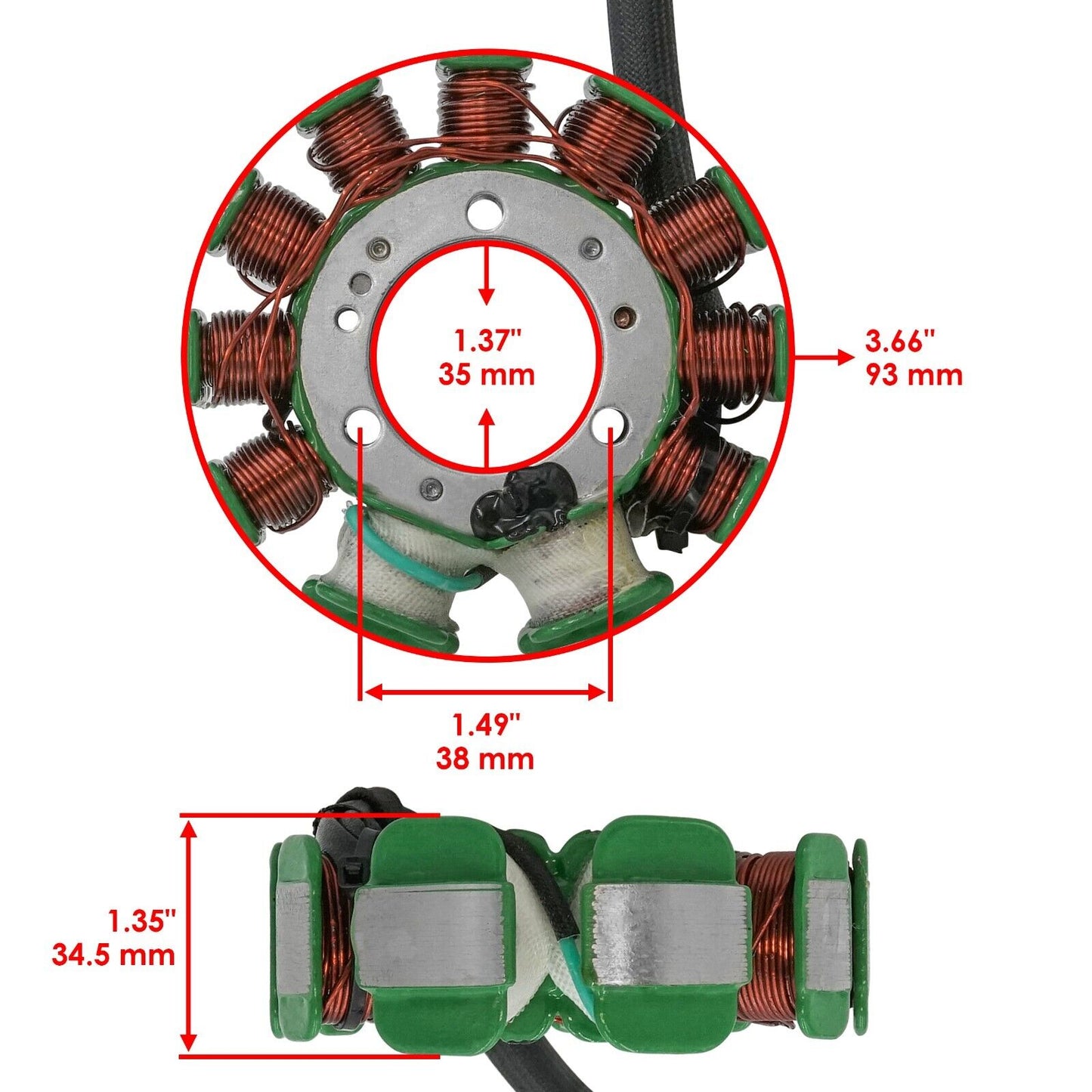 Stator & Regulator Rectifier for Honda CMX250C Rebel 250 1996 1997 1999-2015