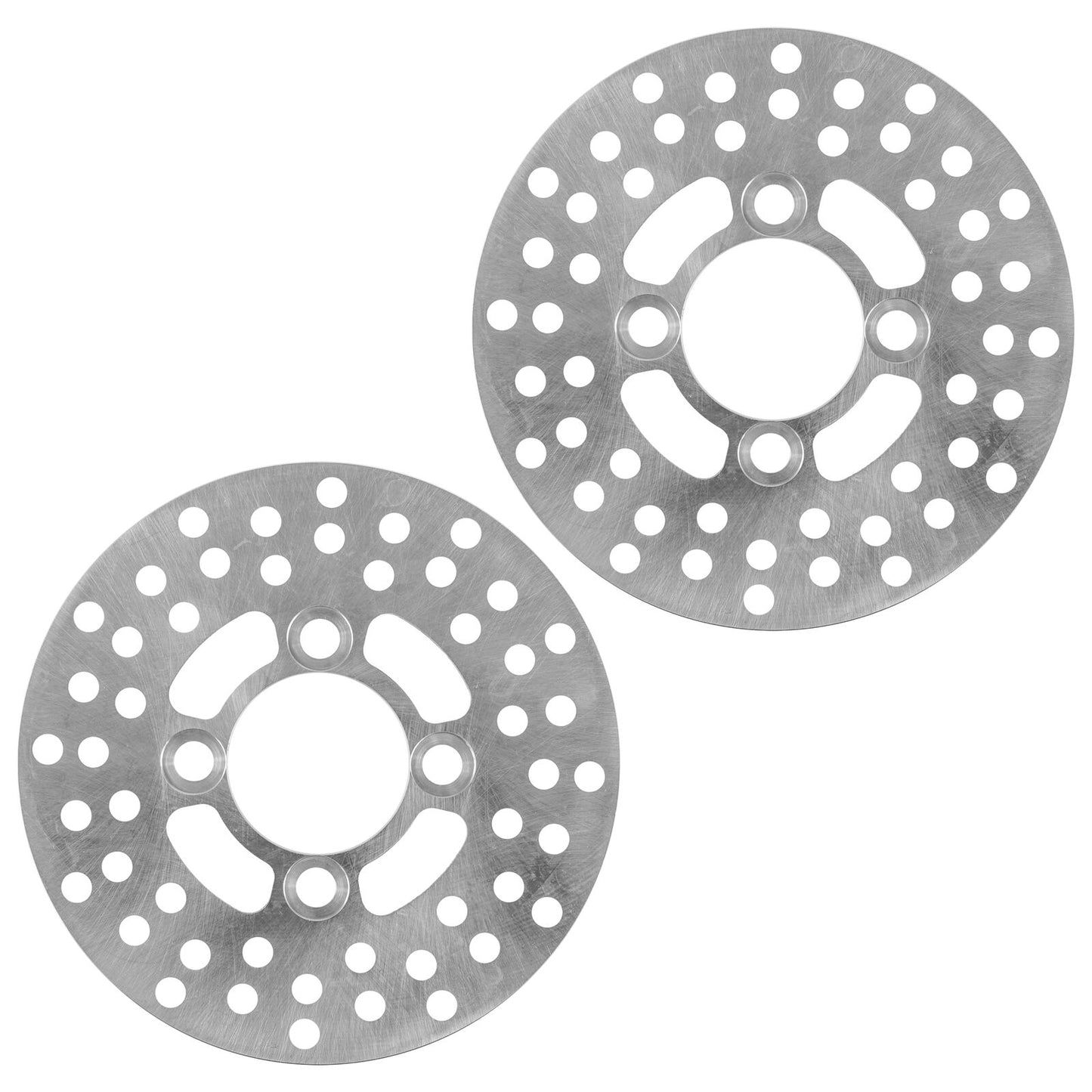 Two Front Wheel Brake Disc Rotor for Yamaha Bear Tracker 250 YFM250X 2X4 2001-04