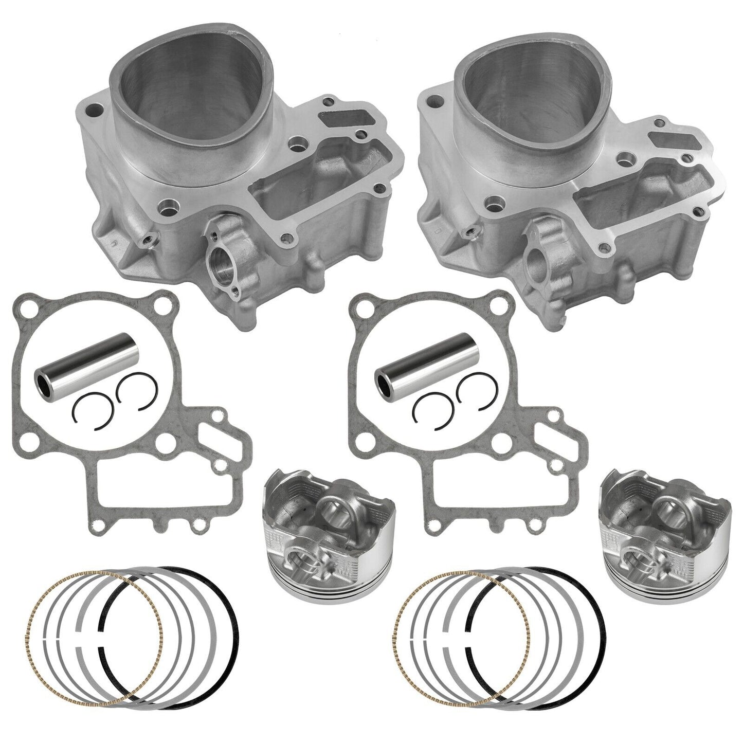 Engine Cylinders & Piston Kit For Kawasaki Brute Force 650 KVF650 4x4i 2006-2013