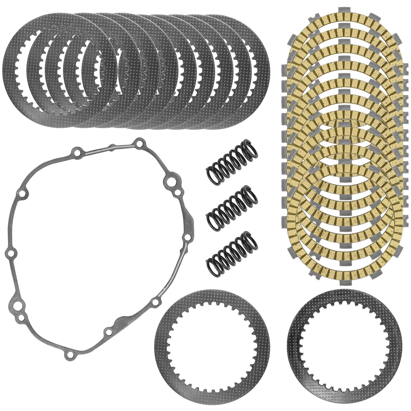 Clutch Friction w/ Steel Plates Spring Gasket Kit for Yamaha MT10 2018-2023