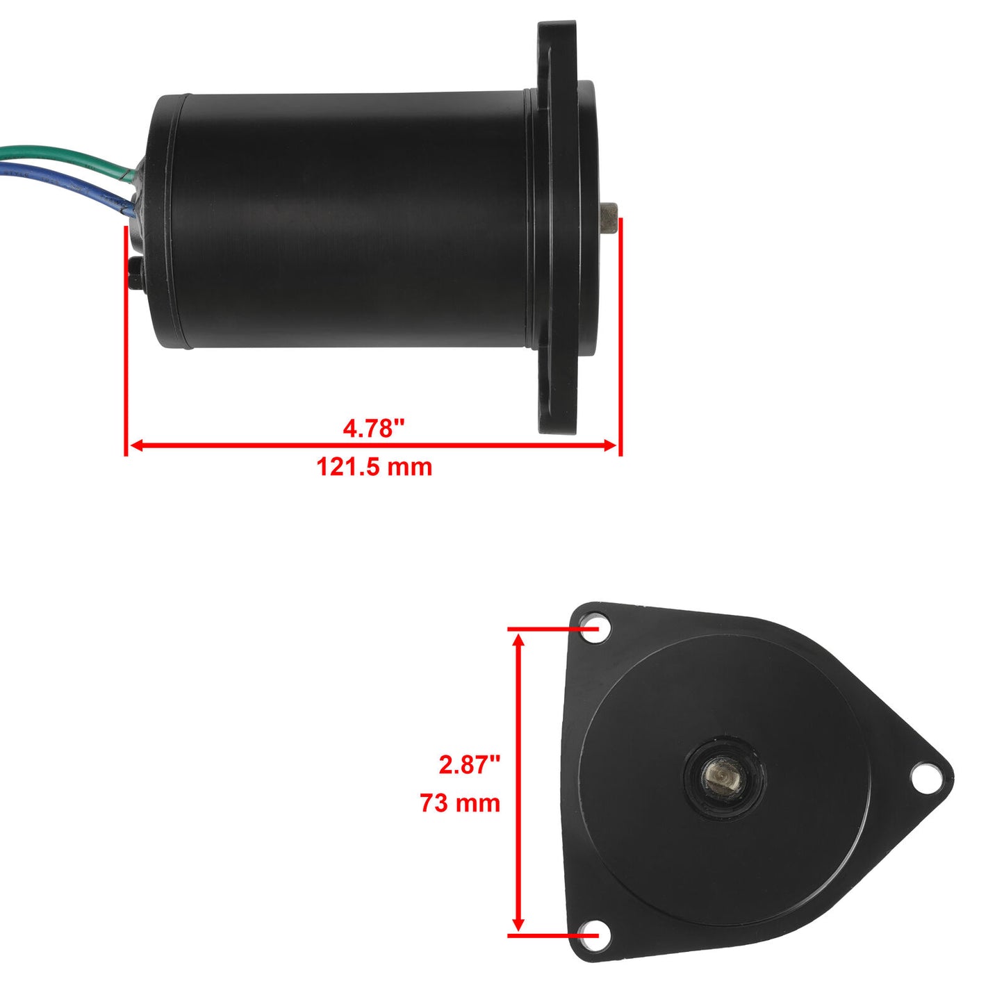 Tilt Trim Motor for Yamaha Outboard 70TLR 1992-2012 / 90TLR 1992-2010