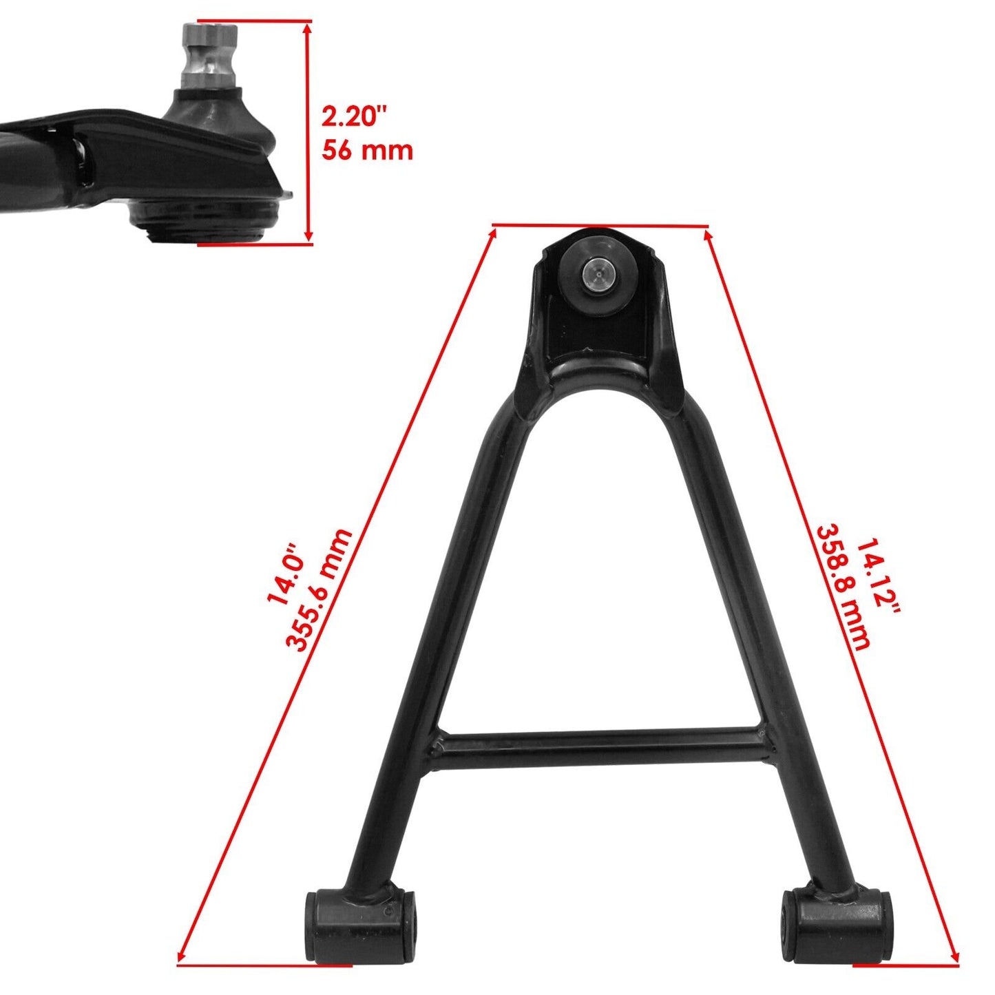 Front Lower Right A-Arm For Yamaha Big Bear 350 YFM350FWb YFM350FW 4X4 1997-1999