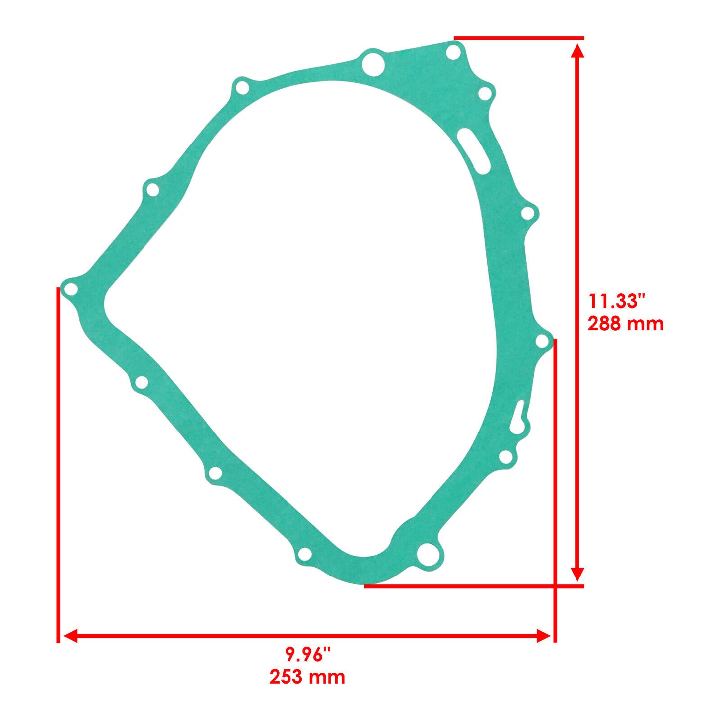 Wet Clutch Cover Gasket for Suzuki LT-A750X LTA750X Kingquad 750 Axi 4X4 2008-19