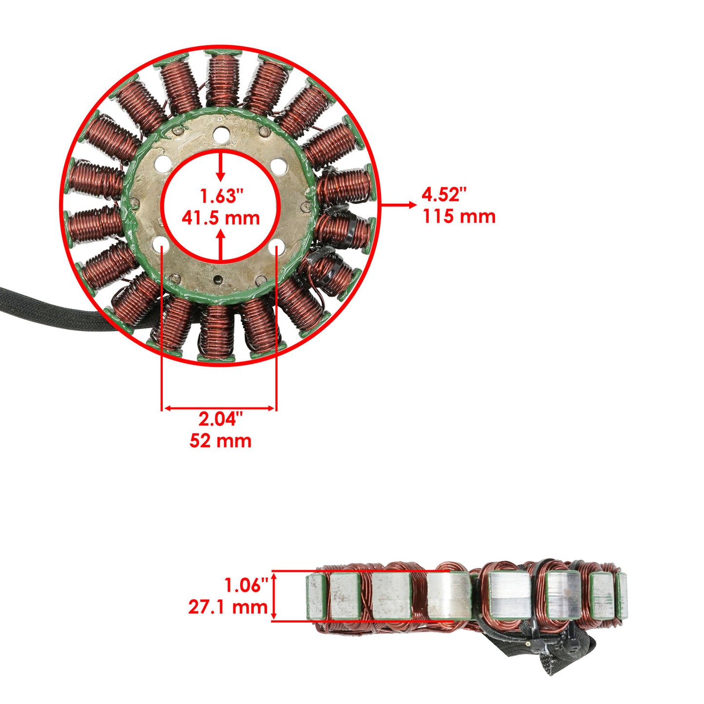 Stator for Polaris Ranger 500 EFI 4X4 2006 2007 2008 2009 2010 2011 2012 2013