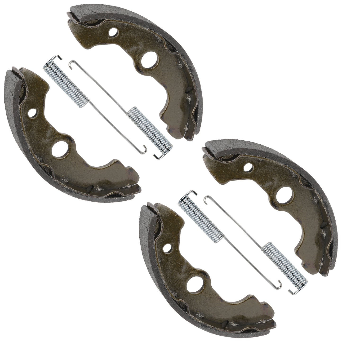 Caltric Front Brake Shoes for Honda 06450-HN5-671 Front Brake Shoes ATV