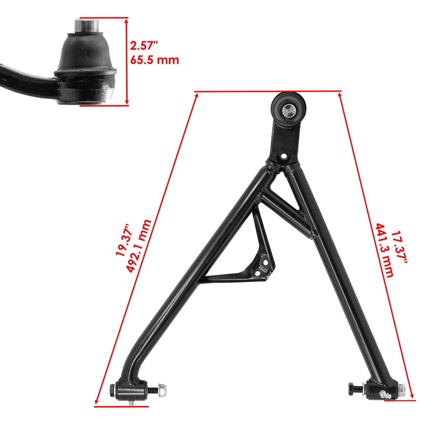 Front Lower Left Right A-Arm For Can-Am Outlander Max 500 4X4 Xt Dps EFI 2013-15