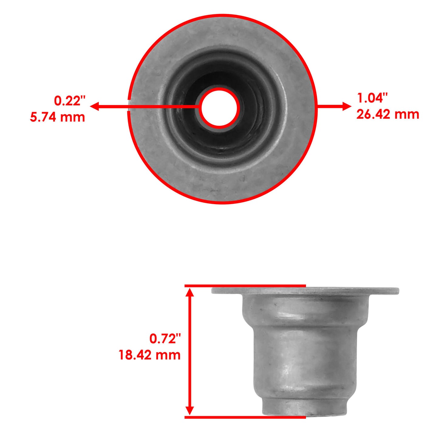 Caltric 3022415 3022414 7044024 7081470 Exhaust & Intake Valve Kit For Polaris