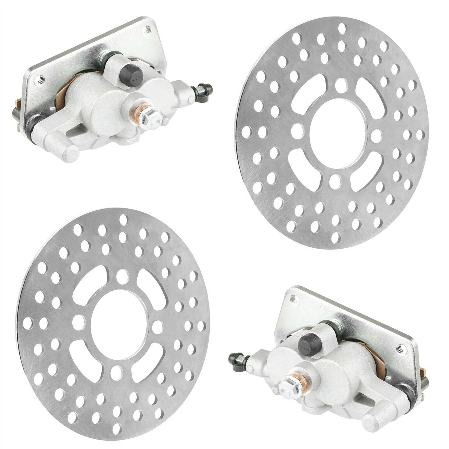 Front Left Right Brake Caliper w/Disc for Yamaha Raptor 700 700R YFM700R 2006-12