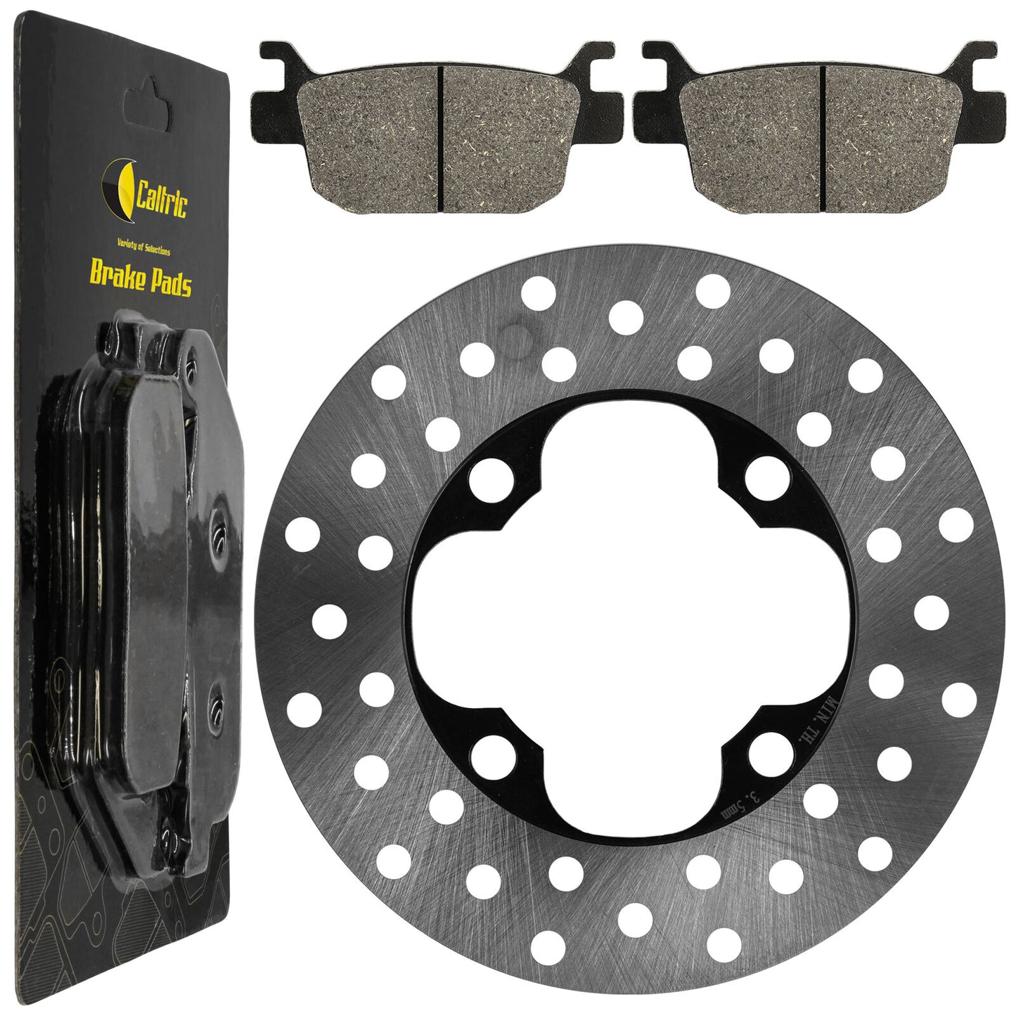 Front Left or Right Brake Disc w/Pads for Honda FourTrax Foreman TRX500FE 05-06