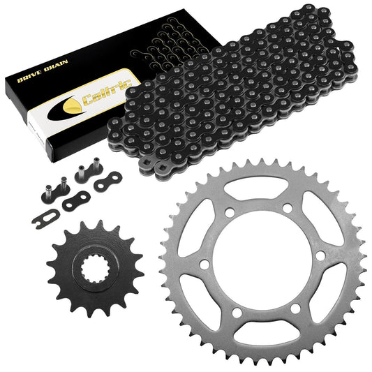 Black Drive Chain And Sprocket Kit for Yamaha R6 YZF-R6 2006-2018