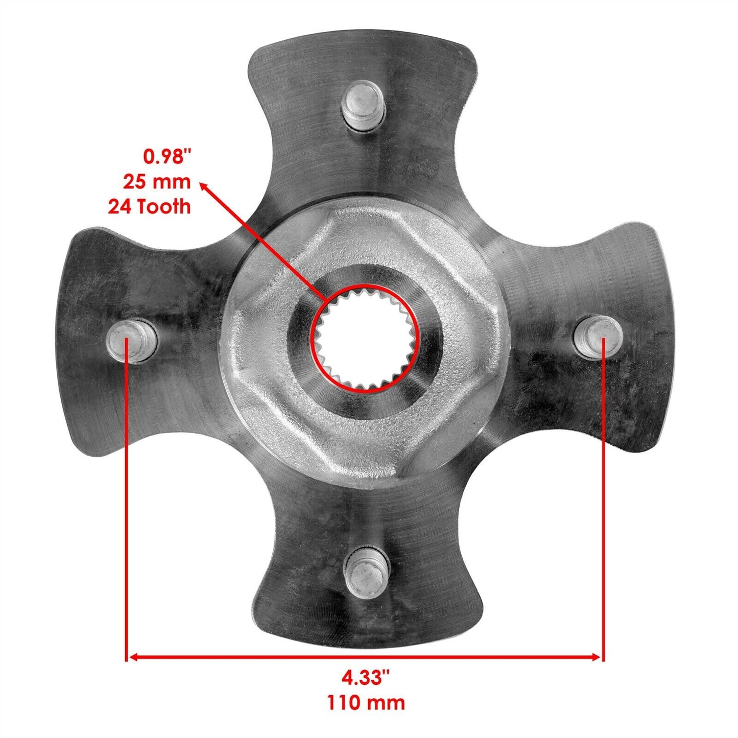 Rear Wheel Hub for Honda Foreman Rubicon 500 TRX500FM5 2015-18 (Not fit FM1 FM2)