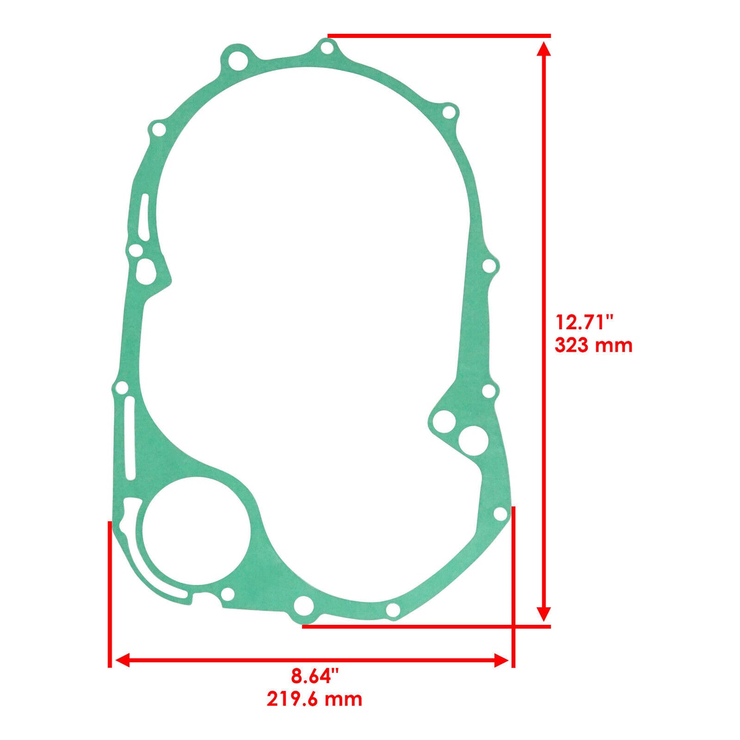 Clutch Cover Gasket for Yamaha V-Star 1100 XVS1100At Silverado 2003-2009