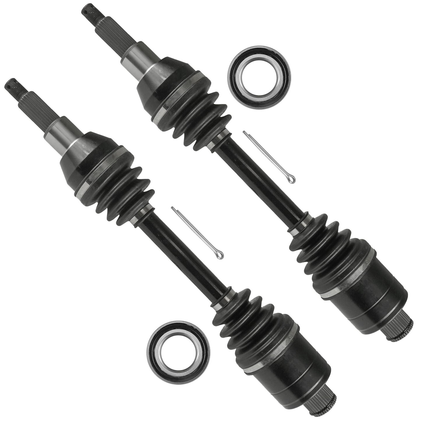 Rear Left Right CV Joint Axle & Bearing for Polaris Sportsman 335 500 4X4 99-02