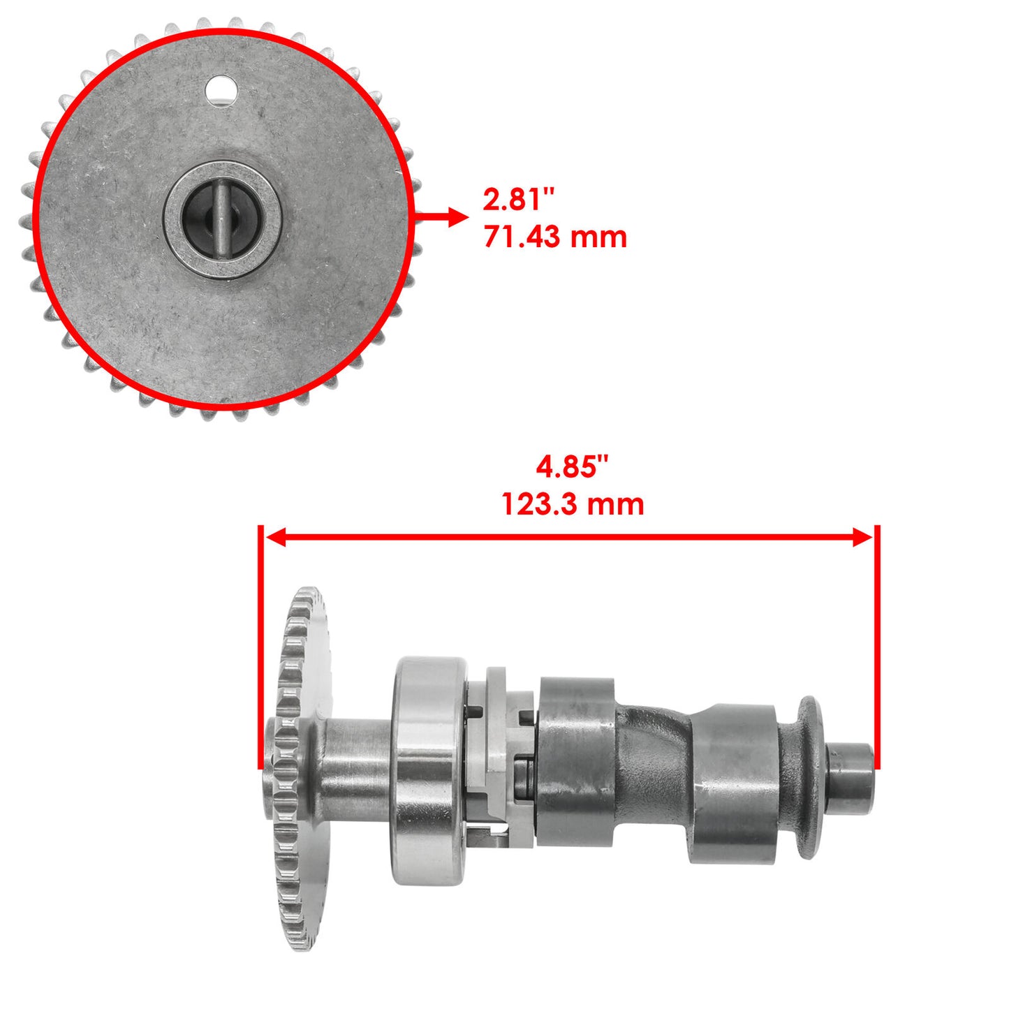 Caltric 14100-HR3-A60 Camshaft For Honda Rancher 420 TRX420FA 2014-2023 OHV