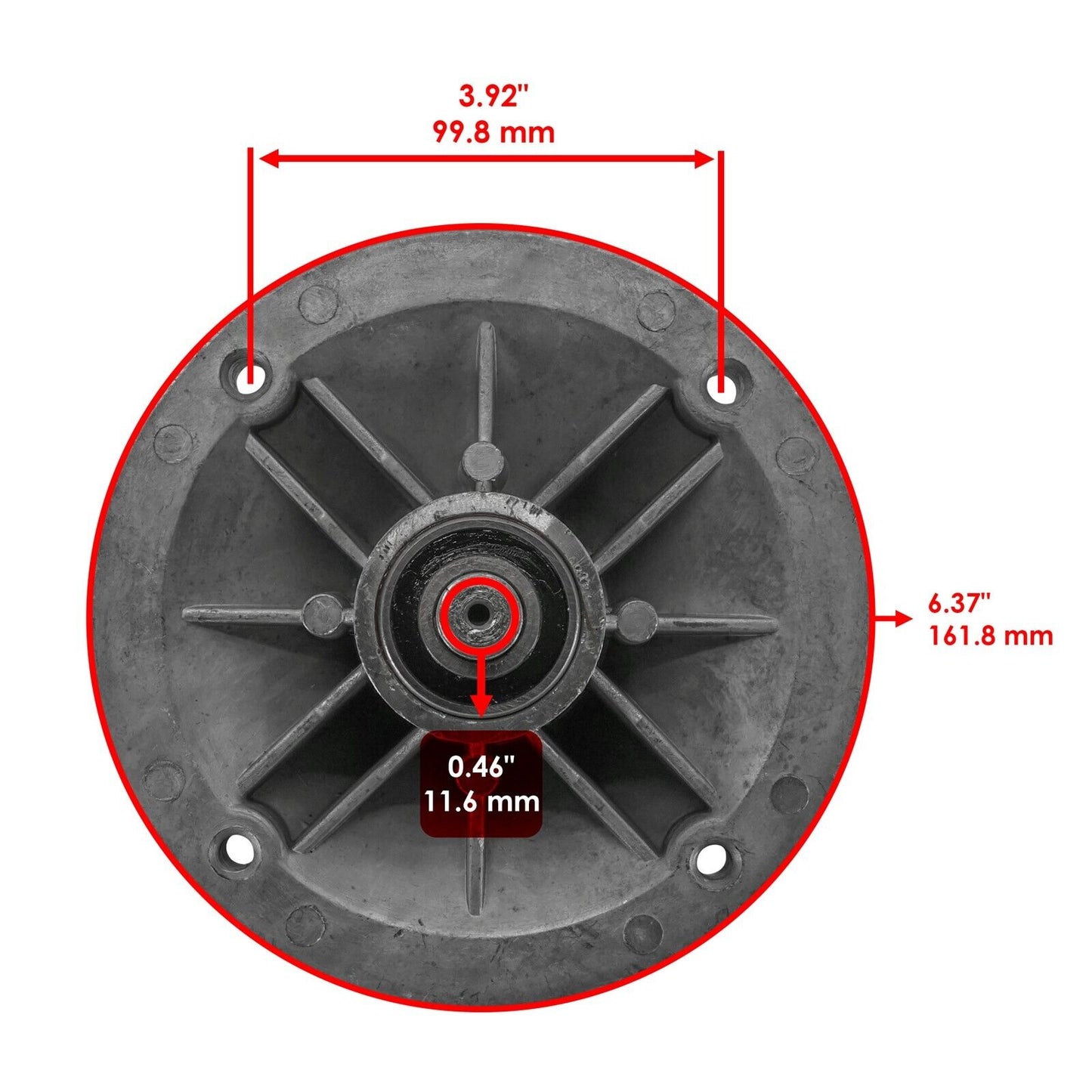 Caltric 884510 1106866 1171192 285-993 285993 Spindle Housing For Toro Stens