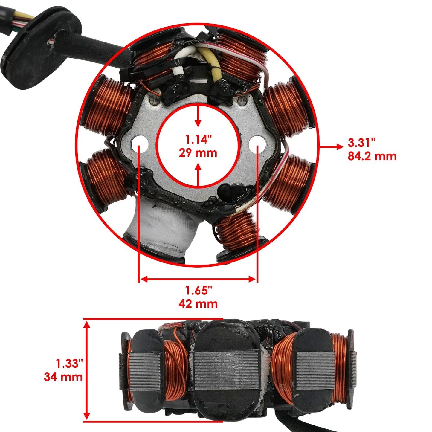 Caltric Stator for KTM 55139004000 55139004100 Generator Alternator Magneto