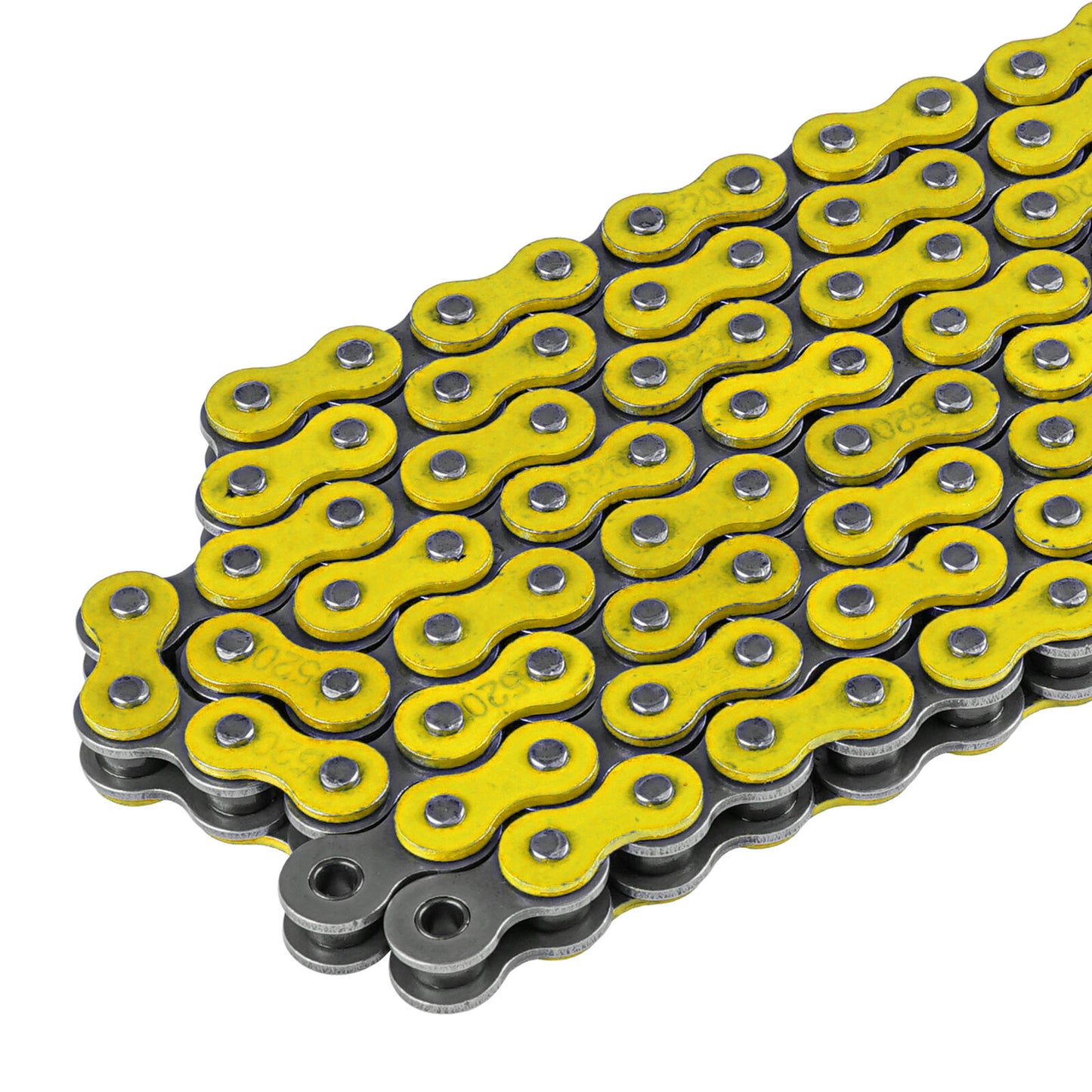 Yellow Drive Chain for Bike | Motorcycle Quad 520-Pitch 120-Links Non O-Ring