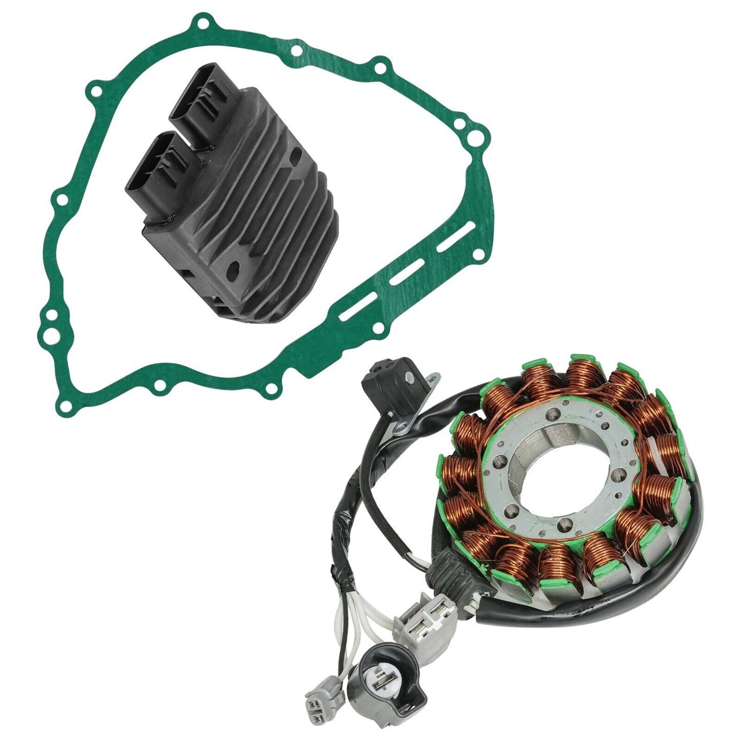 Stator & Regulator for Yamaha Rhino 700 YXR700F 4X4 Fi Sport 2008-2013 W/Gasket