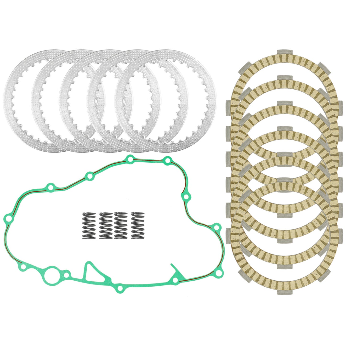 Clutch Friction Plates / Springs / Gasket Kit for Honda CRF150R CRF150RB 2007-23