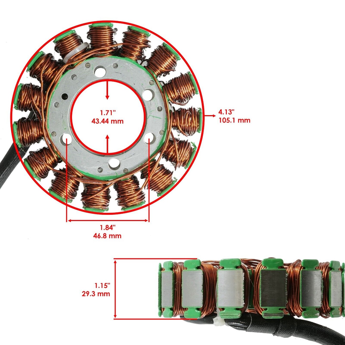 Stator & Regulator for Yamaha Rhino 700 YXR700F 4X4 Fi Sport 2008-2013 W/Gasket