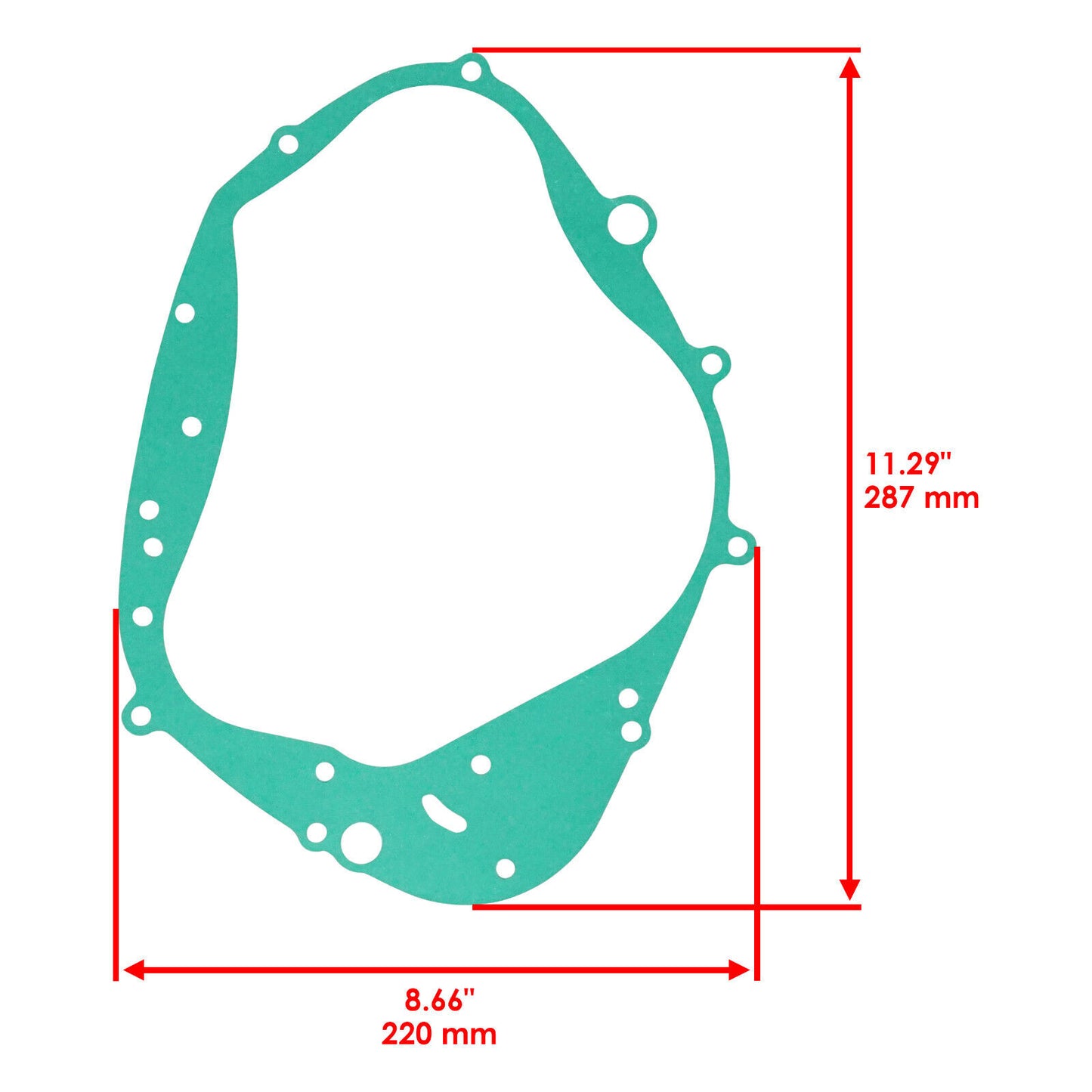 Clutch Cover Gasket For Suzuki SP125 SP100 Sp200 1982 -1988 / Dr100 1983-1984