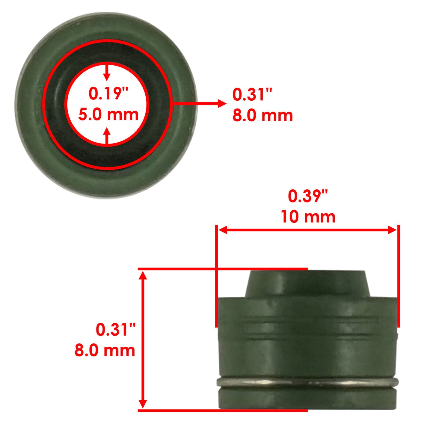 Seal Valves Stem for Yamaha YFZ450V Bill Ballance Edition 2006 2007