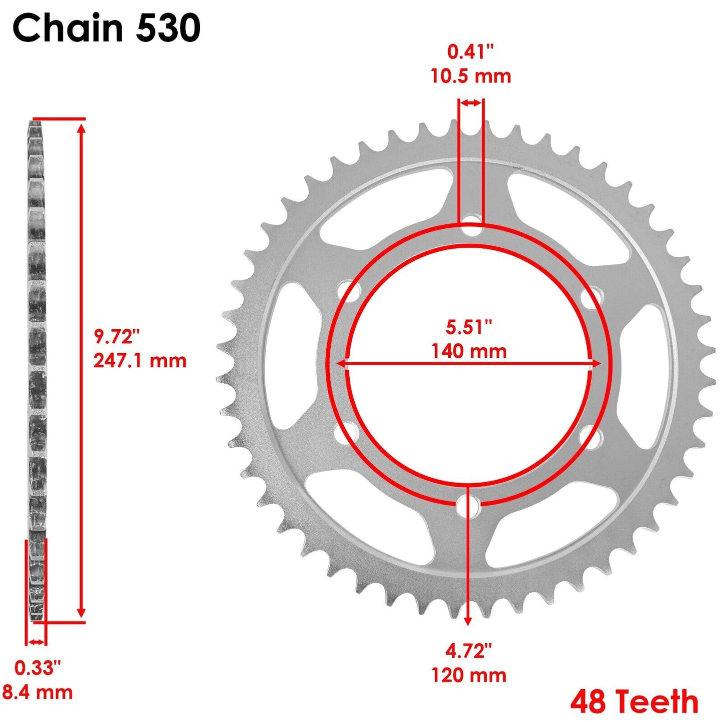 Drive Chain & Sprocket Kit Fits KAWASAKI ZX600E Ninja ZX-6 1993 1994 1995-2002