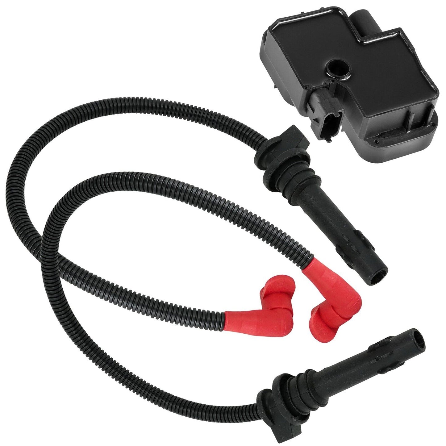 Ignition Coil with Spark Plug Wires for Polaris 4017693 | 4017692 | 2876049