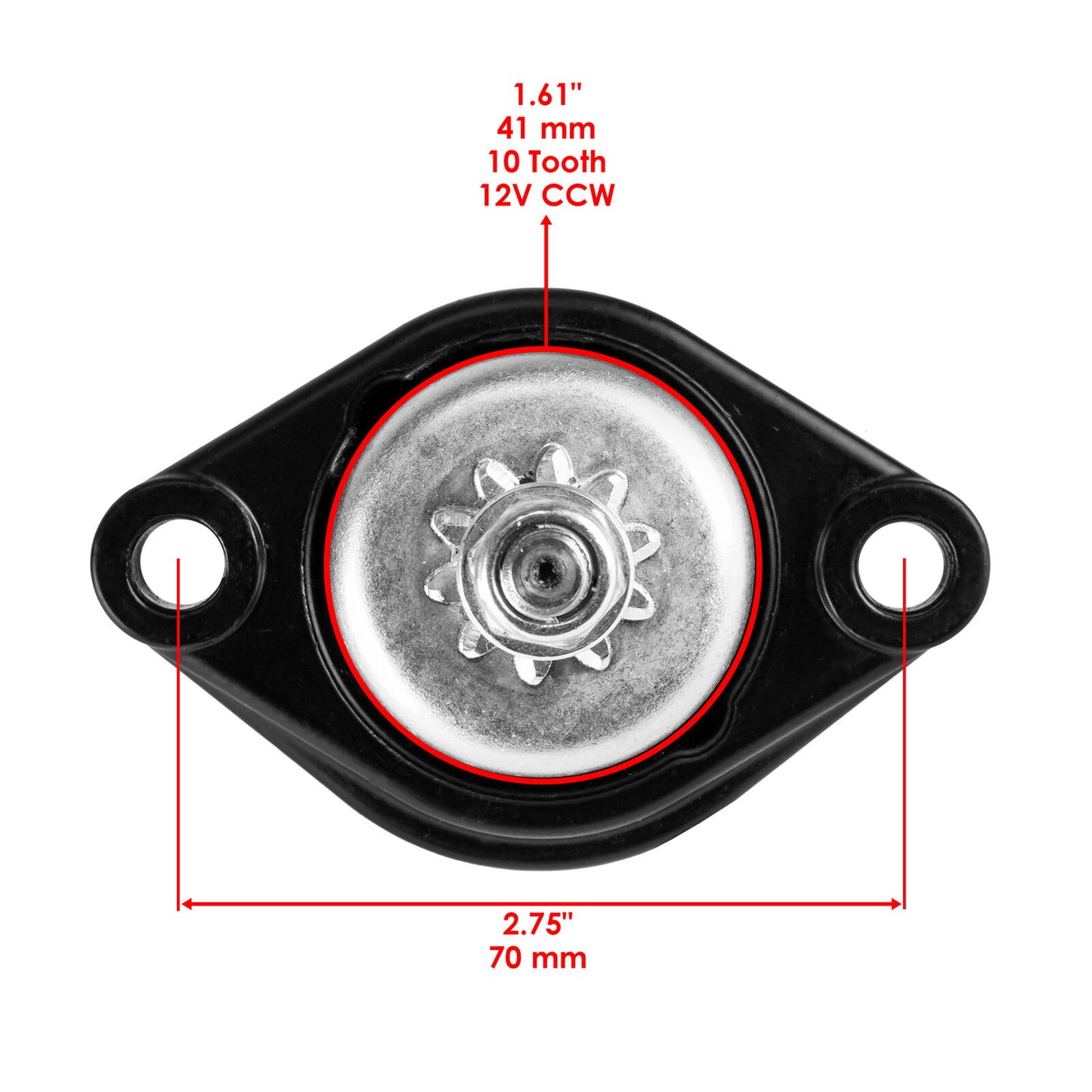 Starter Motor for 15HP Yamaha Outboard 1984-1990 15EL 15ES 15L 15S