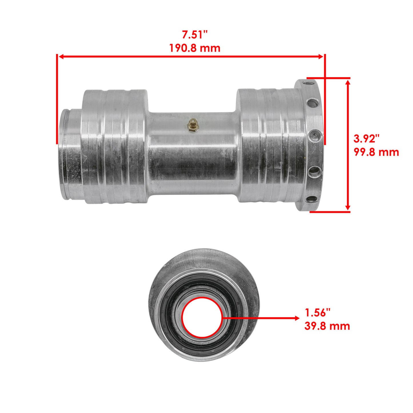 Rear Axle Bearing Carrier Hub for Honda TRX400EX Sportrax 400 2X4 1999-2008