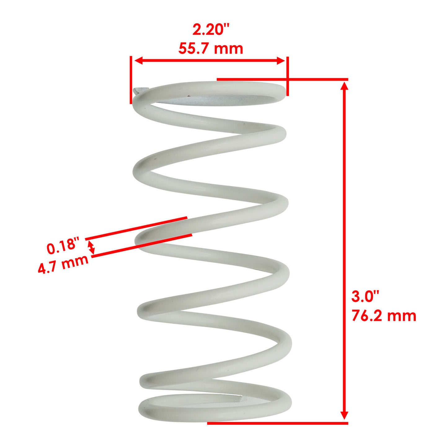 Caltric 7044111 Primary Drive Clutch Spring 90-155 for Polaris 1323193 1323130