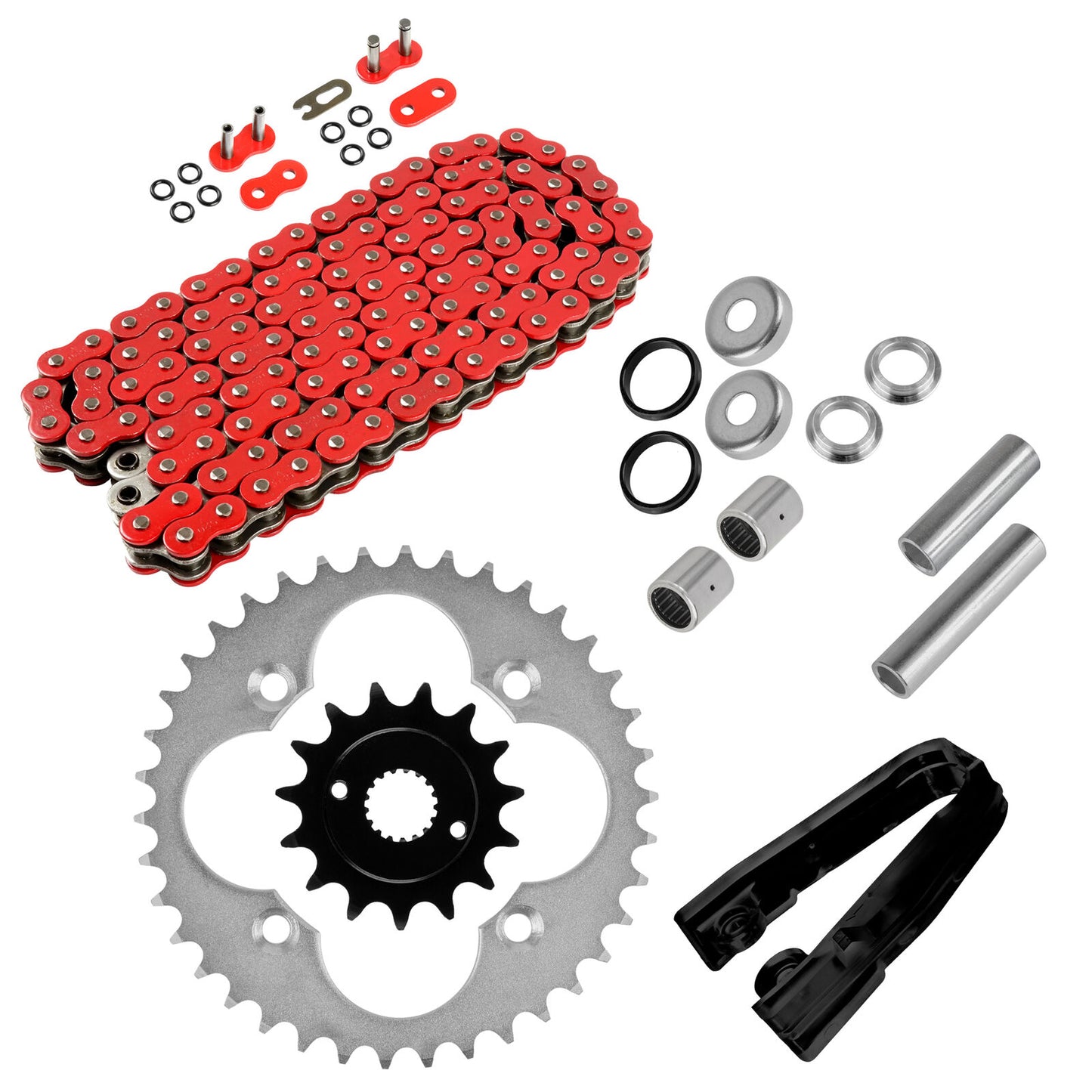 Swing Arm Rebuild Kit w/ Sprockets For Honda Sportrax 400 TRX400EX 2X4 1999-2008