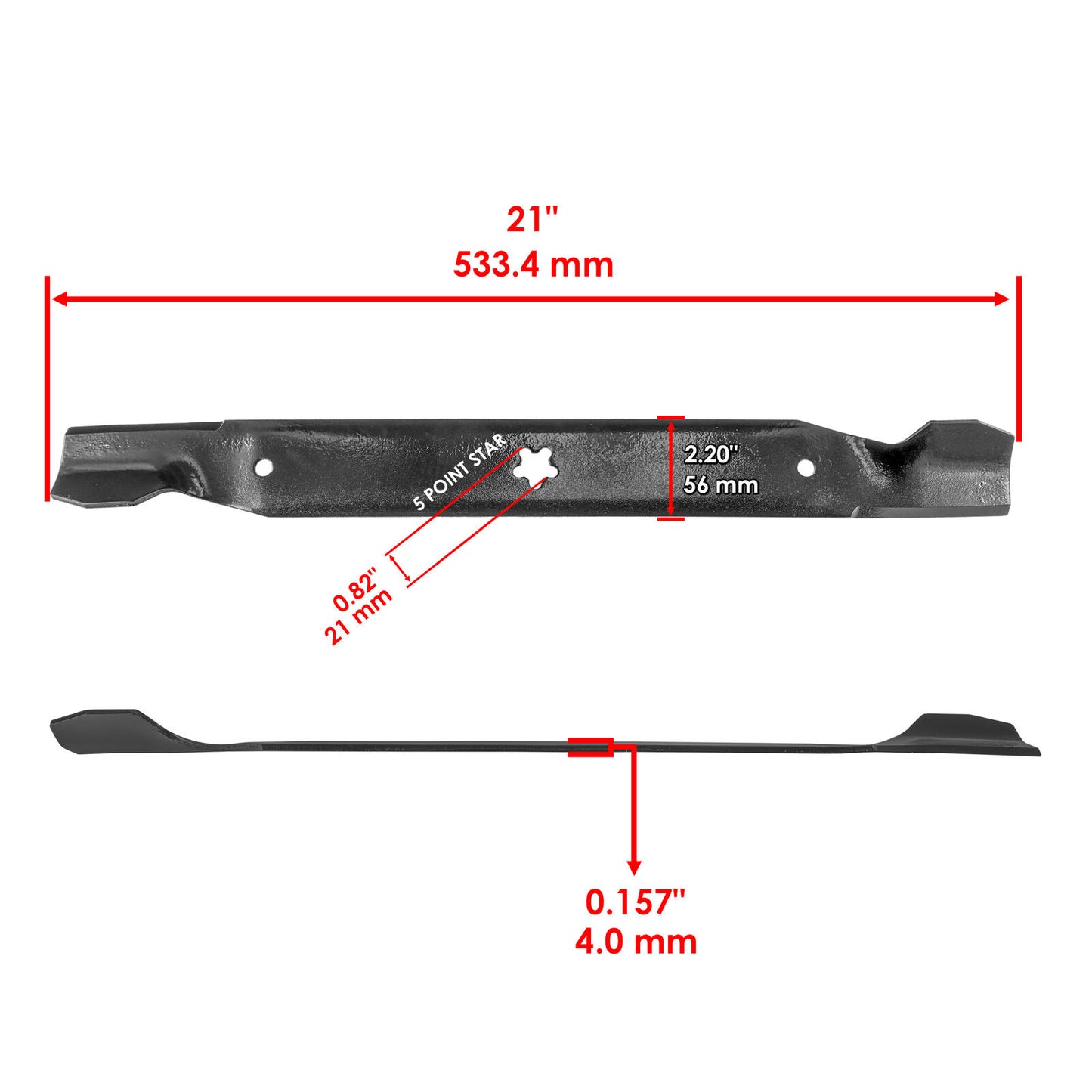Caltric 539110460 PP24001 PP24003 PP24004 340-278 Blade for Poulan Husqvarna AYP