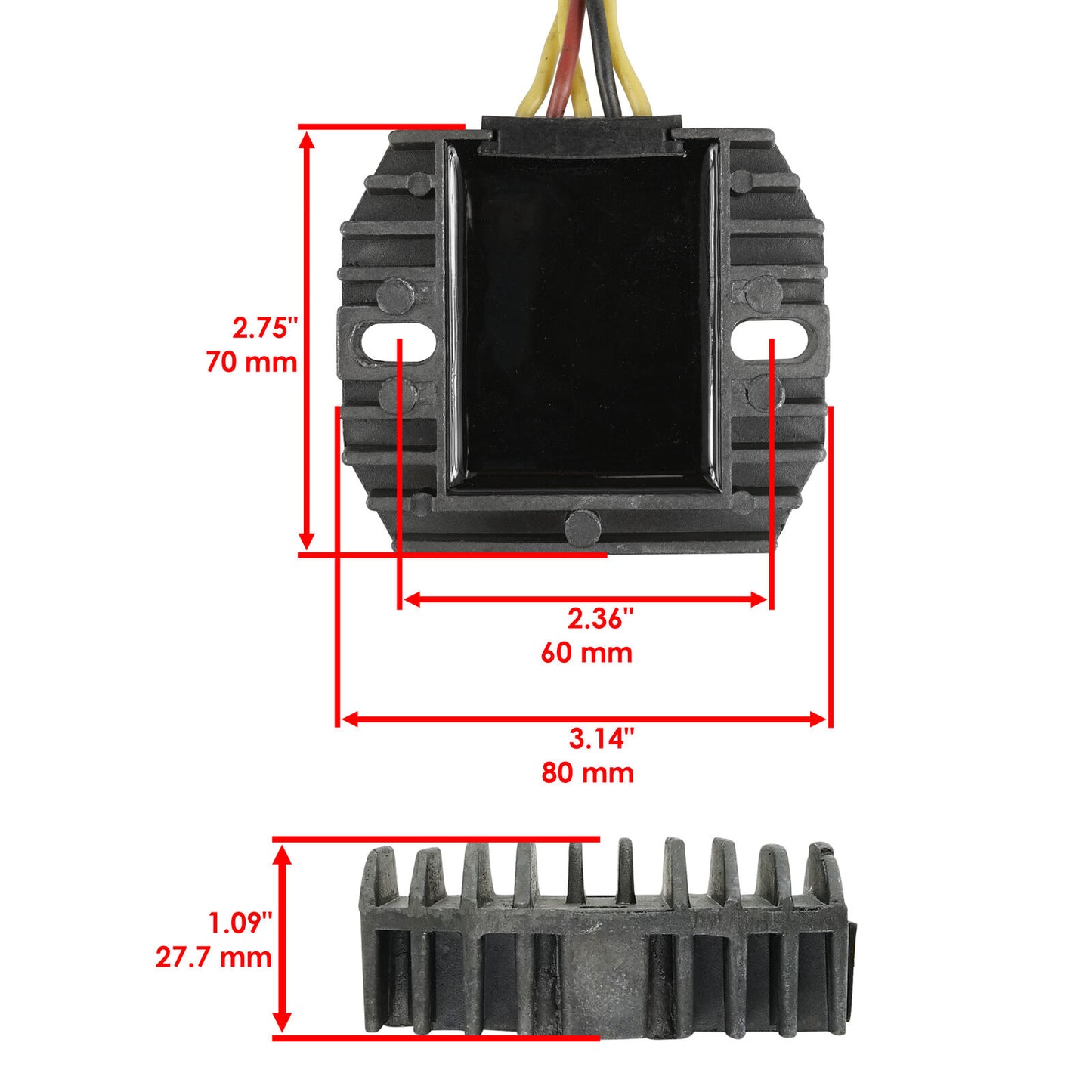 Regulator Rectifier for Yamaha Warrior 350 YFM350X 1998 1999 2000 2001 Atv New