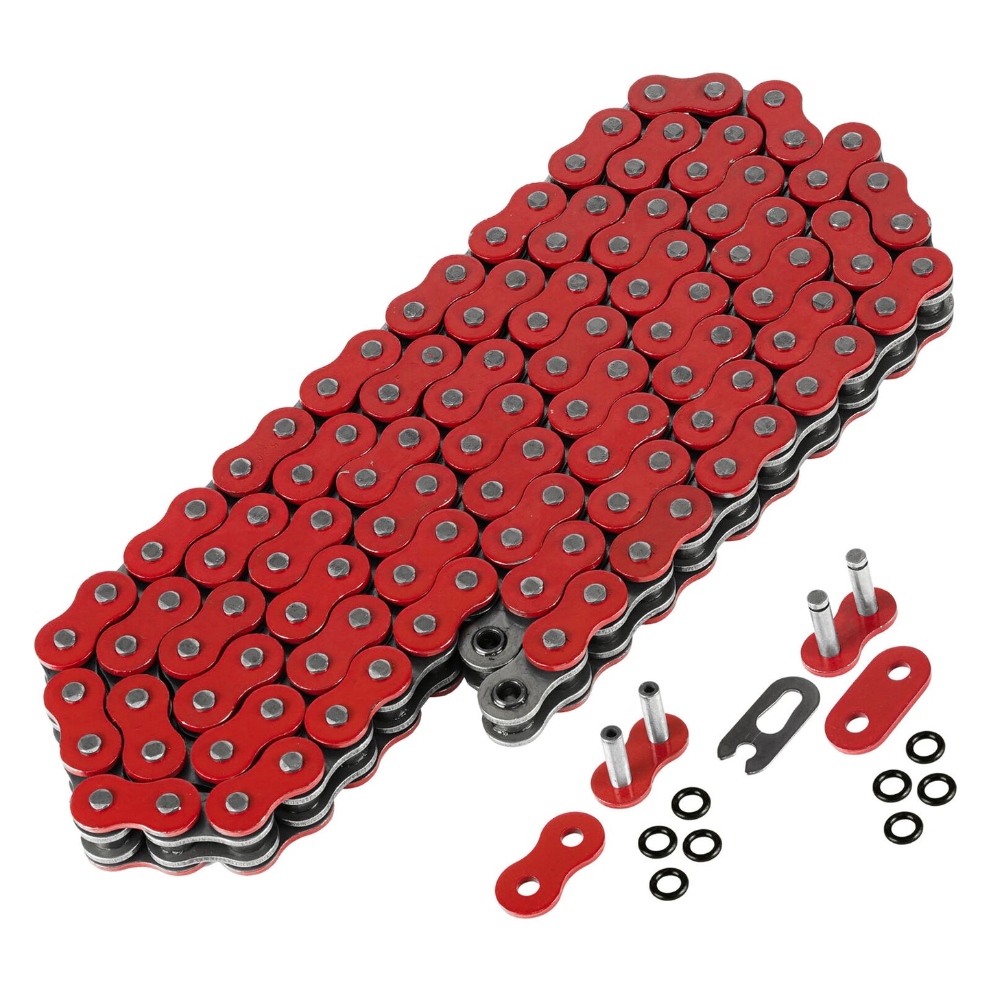 520 X 120 Links Motorcycle Atv Red O-Ring Drive Chain 520-Pitch 120-Links