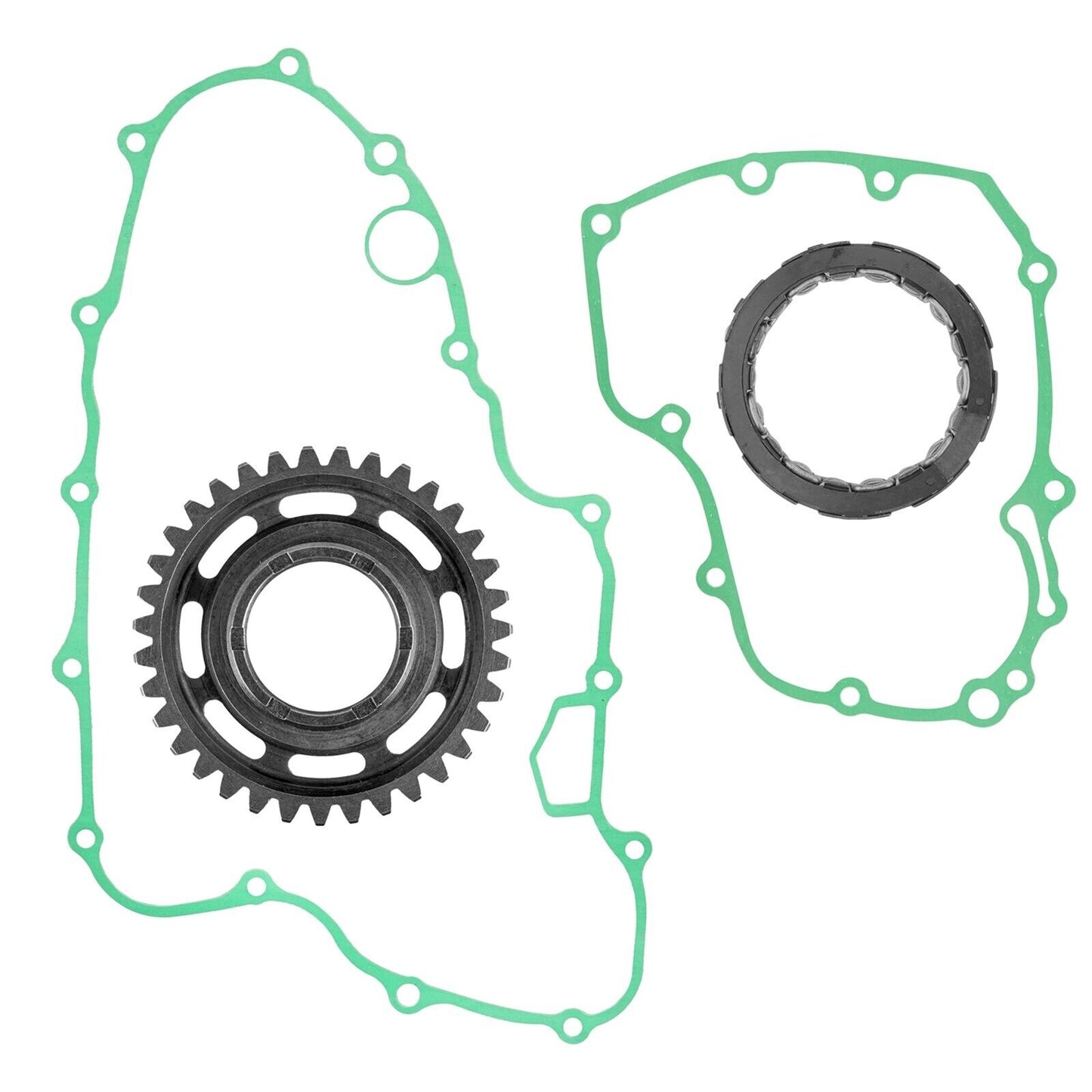 Starting Gear w/Starter Clutch & Gaskets For Honda TRX450ER 2006-2009 2012-2014