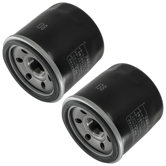 2 Pack Oil Filter for Arctic Cat 454 375 2X4 4X4 Auto 366 SE 1996-98 2002 08 11